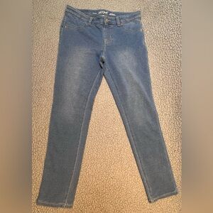 Cat & Jack Denim Jeggings Girls Size Large 10/12 Dark Wash